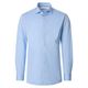 Venti Übergrößen Langarmhemd Struktur hellblau