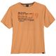 Lerros Übergrößen T-Shirt orange Frontprint modisch