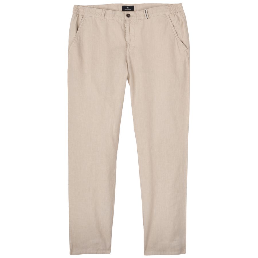 Redpoint Übergrößen Leinen-Hose Halifax beige 
