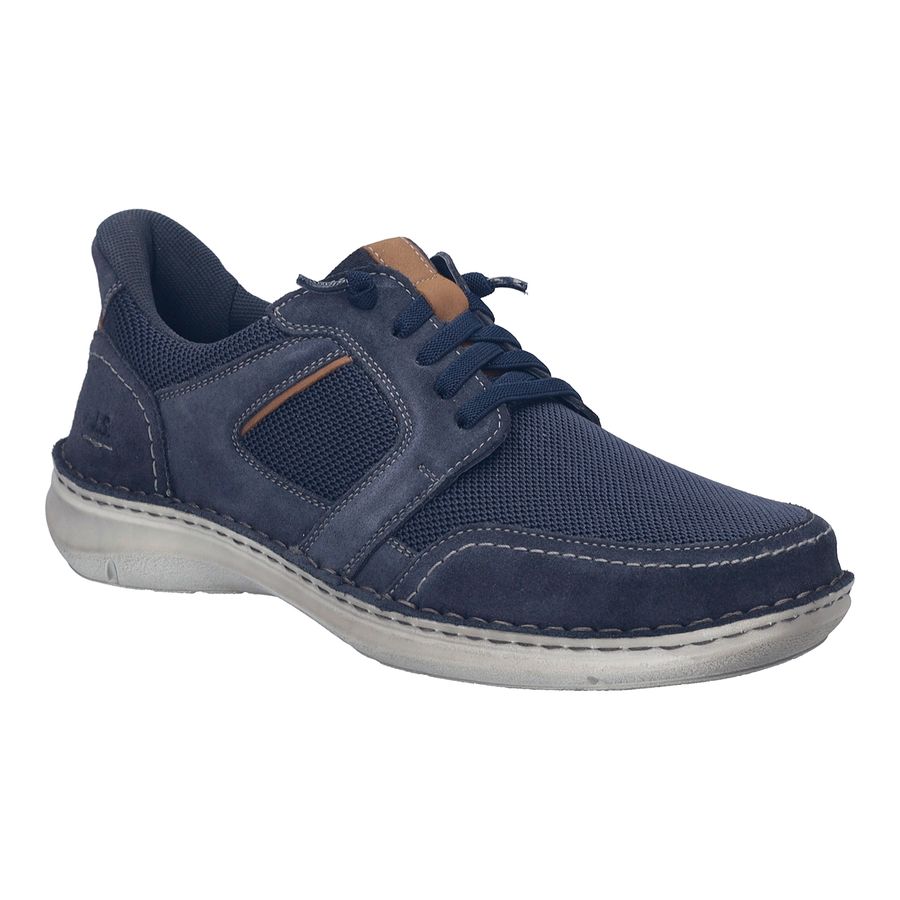 Josef Seibel Schnürschuh extra weit navy New Anvers 24