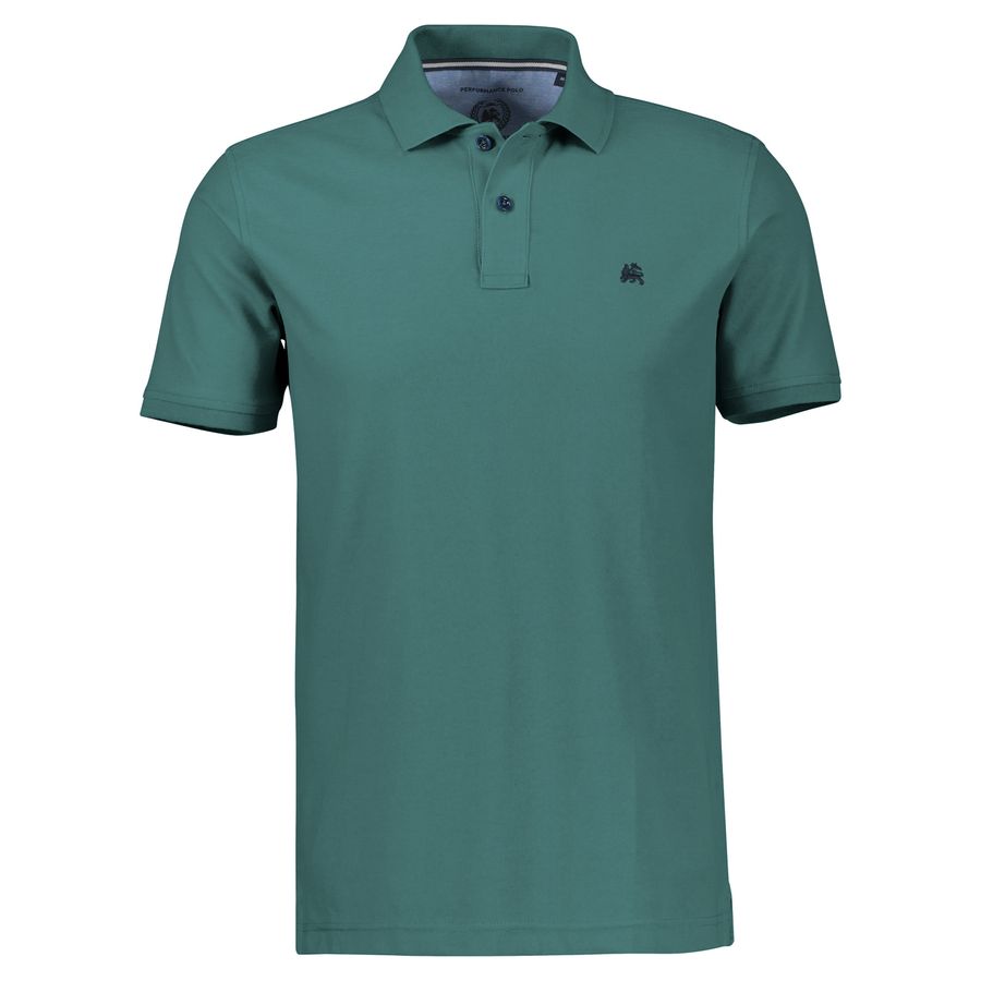 Lerros Übergrößen Basic-Poloshirt petrol