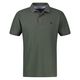 Lerros Übergrößen Basic-Poloshirt grau-grün