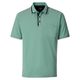 CasaModa Übergrößen Stretch-Poloshirt salbei melange