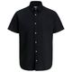 Jack&Jones Übergrößen Kurzarmhemd schwarz JJEBREEZE Jack&Jones Übergrößen Kurzarmhemd schwarz JJEBREEZE