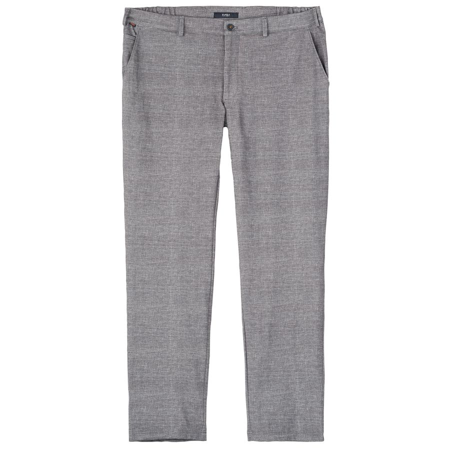 Eurex Übergrößen Thilo Jersey-Chino grau melange