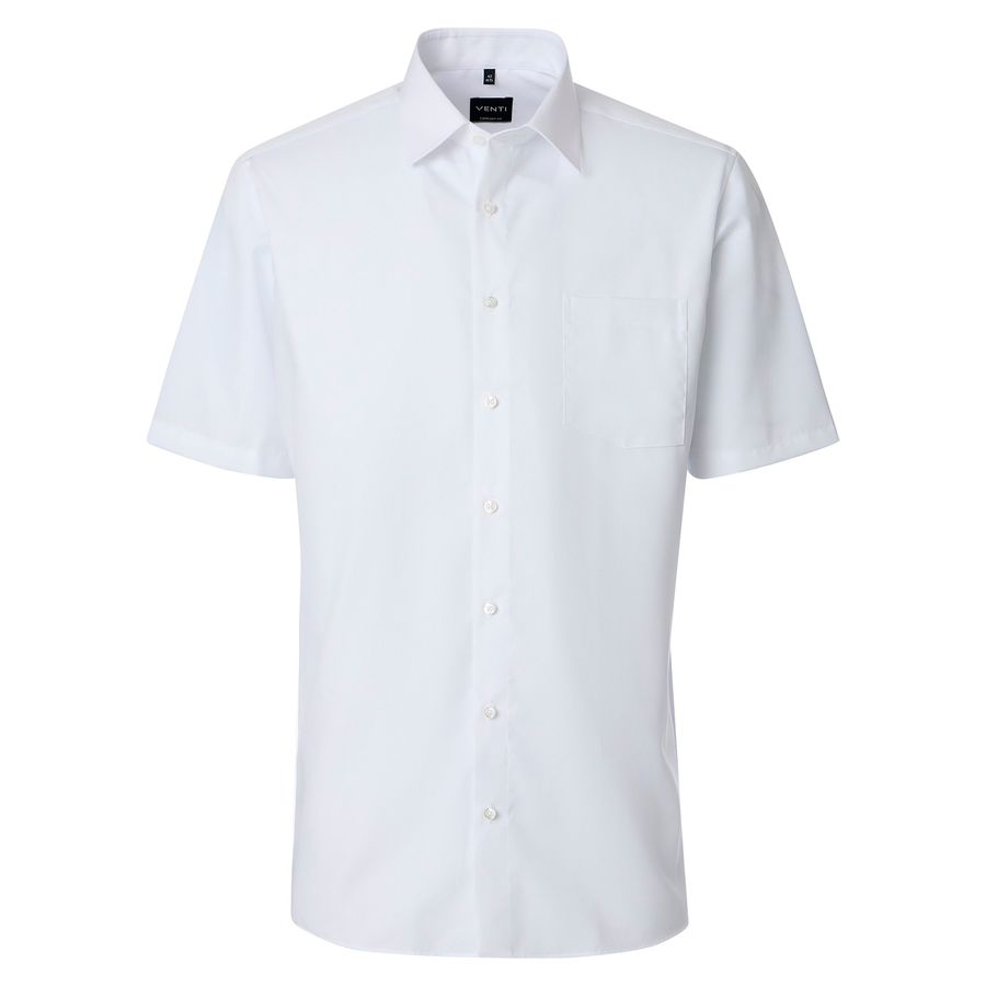 Venti Übergrößen Kurzarmhemd weiß bügelfrei