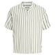 Jack&Jones Übergrößen Kurzarmhemd JJEJEFF beige-oliv