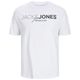 Jack&Jones Übergröße weiß T-Shirt JPRBLANEO Print