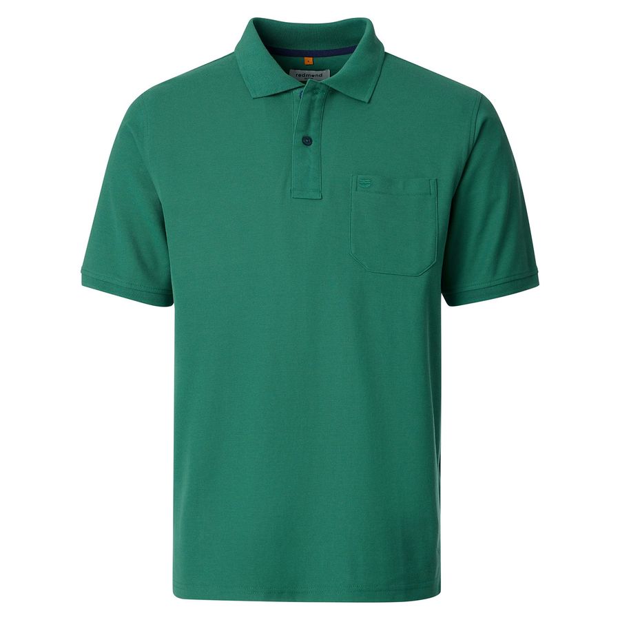 Redmond Übergrößen Basic Poloshirt grün