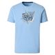Redmond XXL T-Shirt hellblau Frontprint maritim