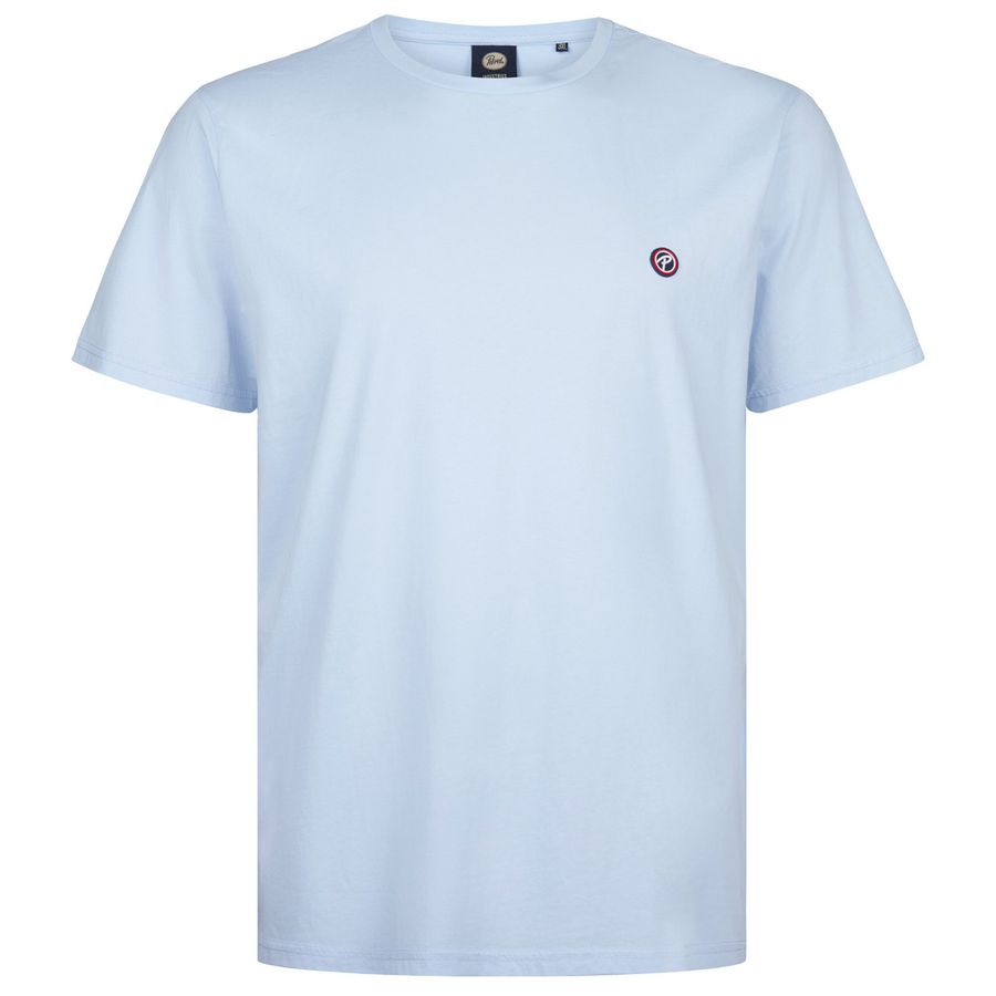 Petrol Industries Übergrößen Basic-T-Shirt hellblau