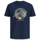 Jack&Jones Übergröße navy T-Shirt JJHONOLULU floral