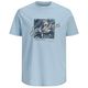Jack&Jones Übergröße hellblau T-Shirt JJHONOLULU