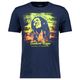 Ragman XXL T-Shirt navy Good Vibes Frontprint