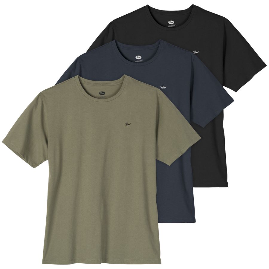 Petrol Industries XXL T-Shirt schwarz/navy/oliv