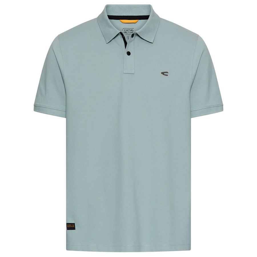 Camel Active Übergröße Stretch-Poloshirt dunkelmint