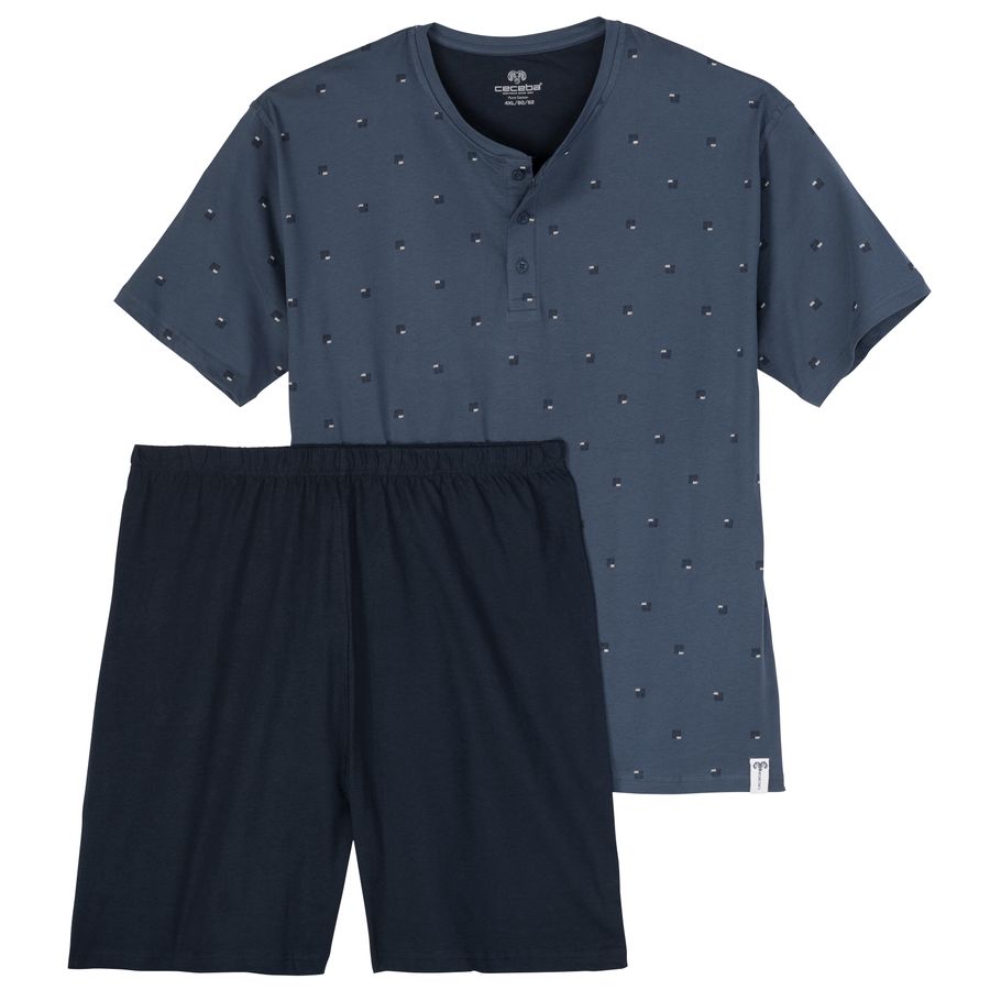 Ceceba Übergrößen Shorty Henley navy/blau-beige