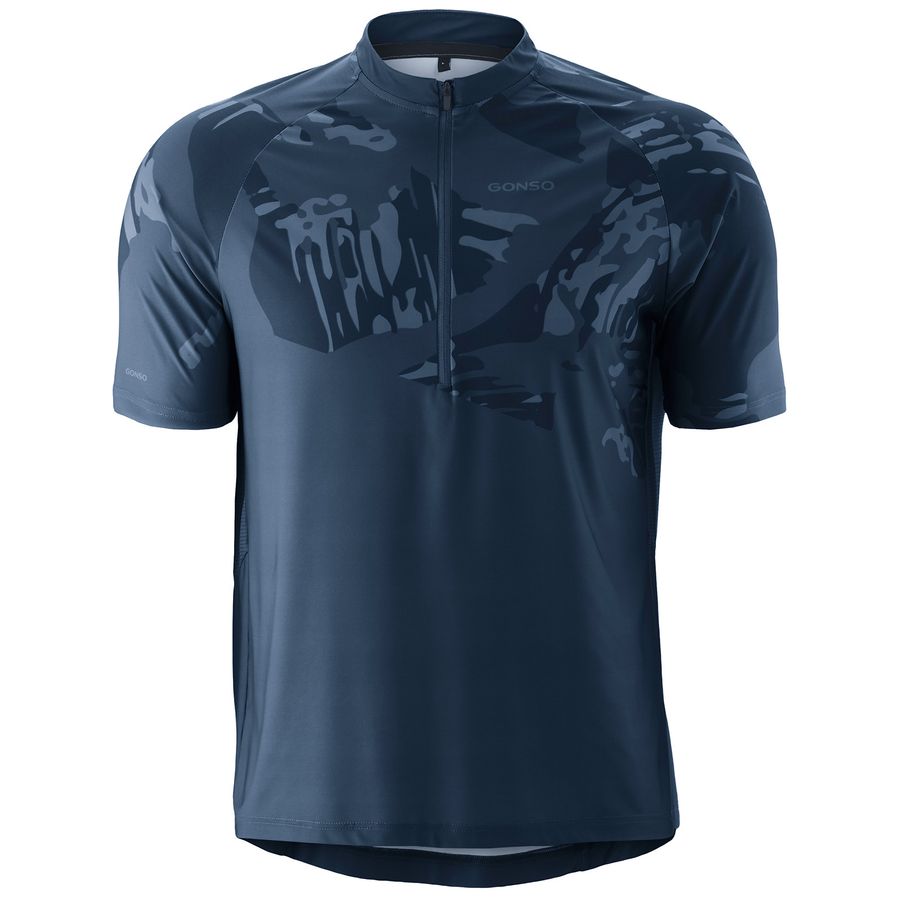 Gonso XXL Zipper-Radtrikot Adventure Jersey M blau