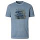 Redmond Übergrößen T-Shirt blau used Frontprint