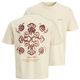 Jack&Jones Übergrößen T-Shirt creme JORMONTAUK BACK