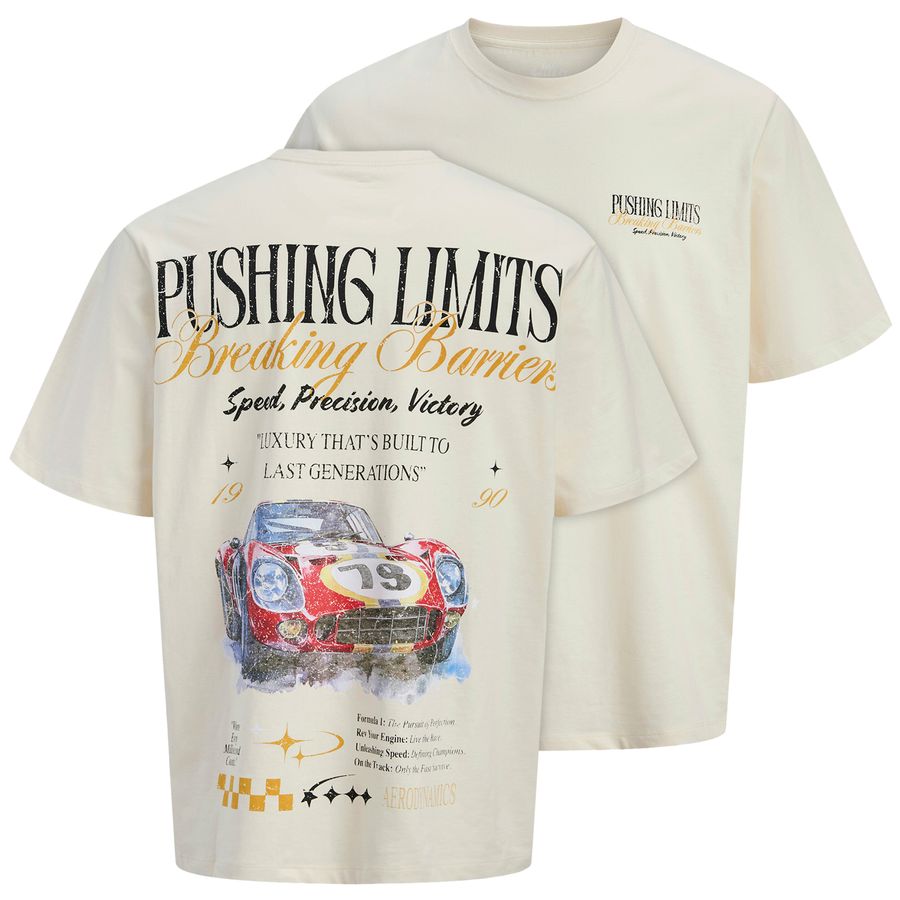 Jack&Jones Übergrößen T-Shirt creme JORWATERCOLOUR