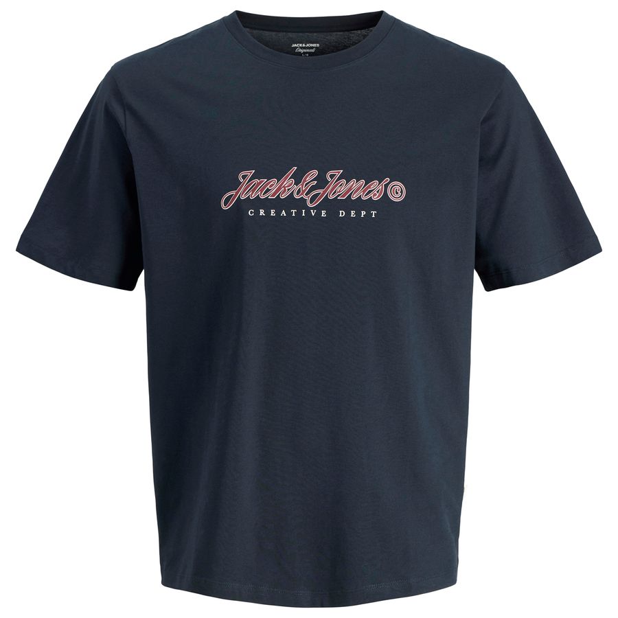 Jack&Jones Übergrößen T-Shirt navy JORMONTAUK TYPE