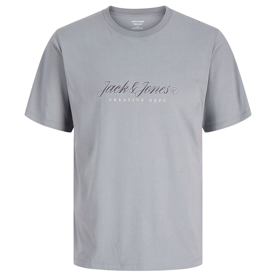 Jack&Jones Übergrößen T-Shirt grau JORMONTAUK TYPE