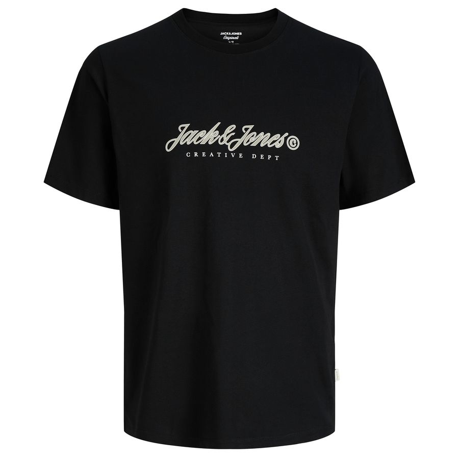 Jack&Jones Übergrößen T-Shirt schwarz JORMONTAUK TYPE