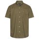 Camel Active Übergrößen Leinen-Kurzarmhemd oliv