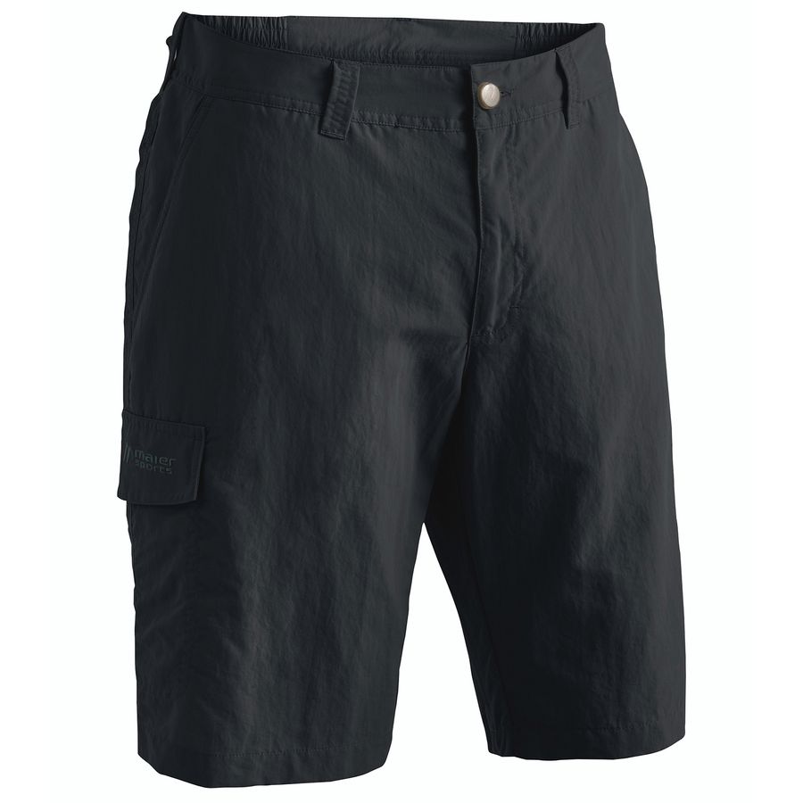 Maier Sports Übergrößen leichte Bermuda Main schwarz