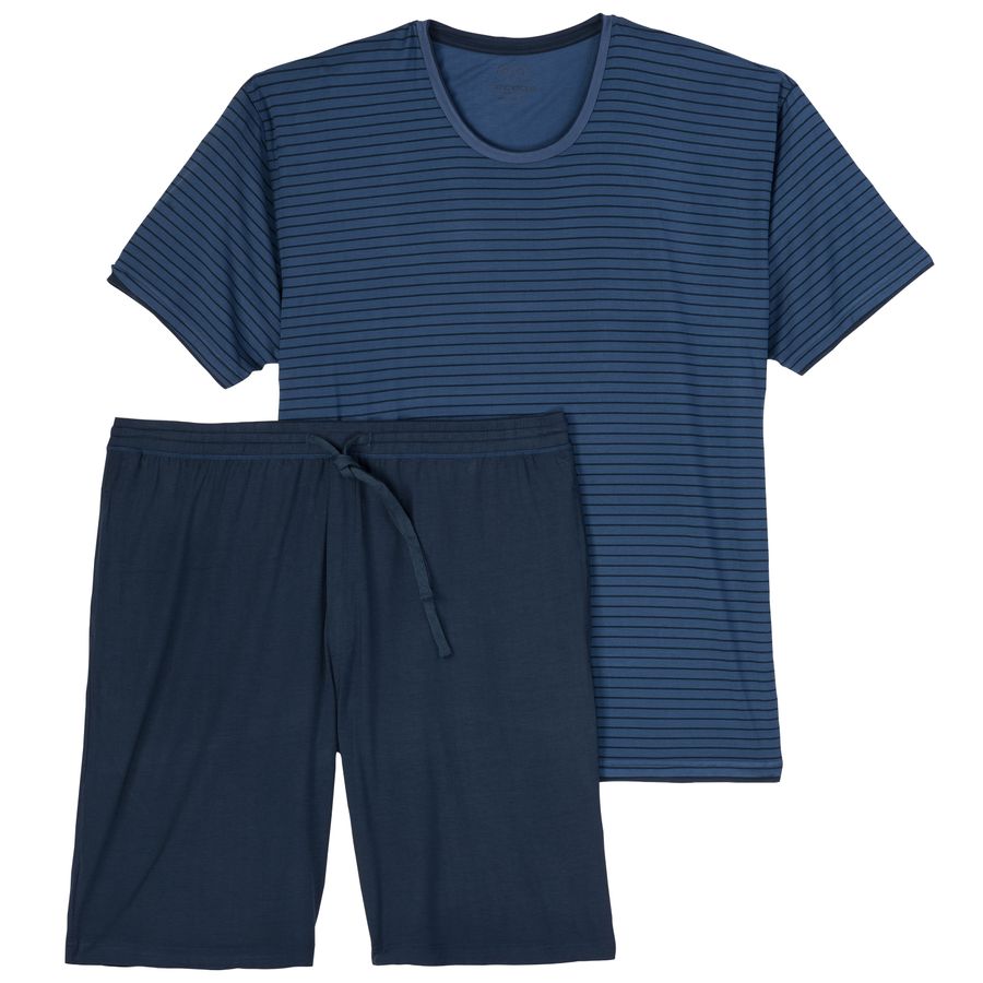 Ceceba Übergrößen Shorty blau gestreift Bambus