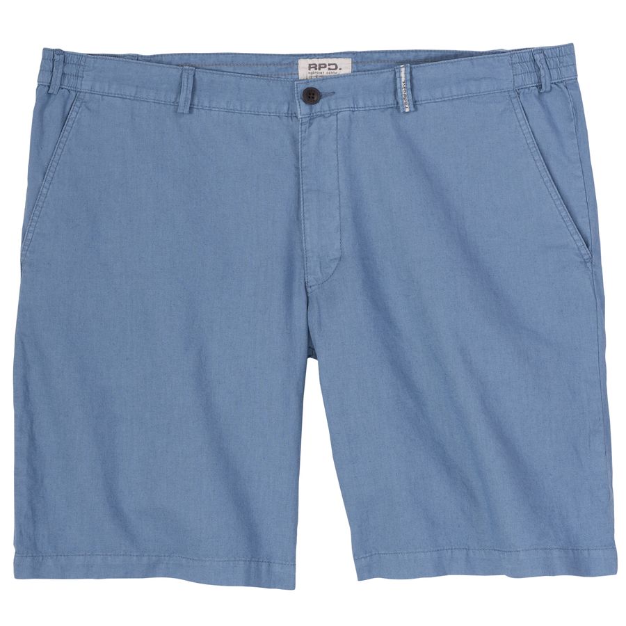 Redpoint Übergrößen Leinen-Shorts Whitby hellblau
