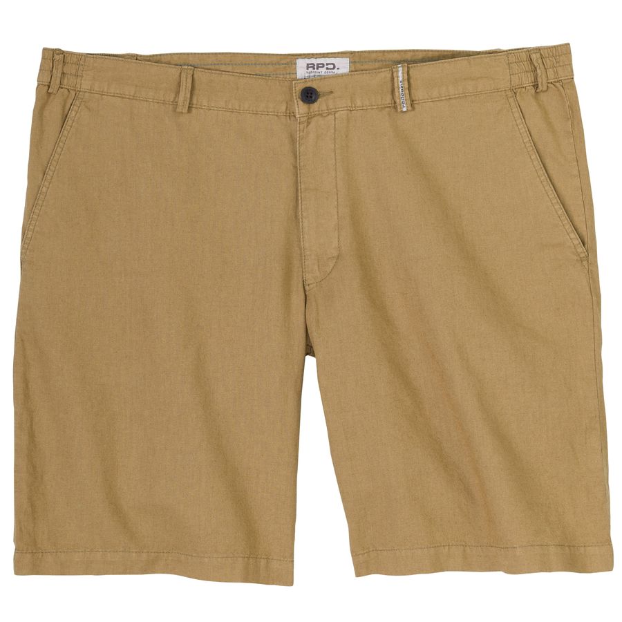 Redpoint Übergrößen Leinen-Shorts Whitby braun