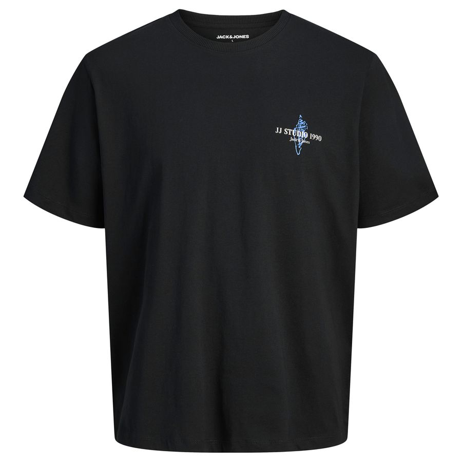 Jack&Jones Übergrößen T-Shirt schwarz JJCORALS