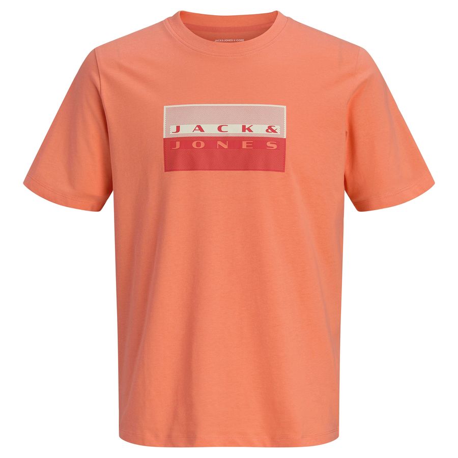 Jack&Jones Übergrößen T-Shirt orange JCOFUSION