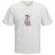Jack&Jones Übergrößen T-Shirt weiß Skull JORCASSIS