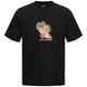 Jack&Jones Übergröße T-Shirt schwarz Skull JORCASSIS