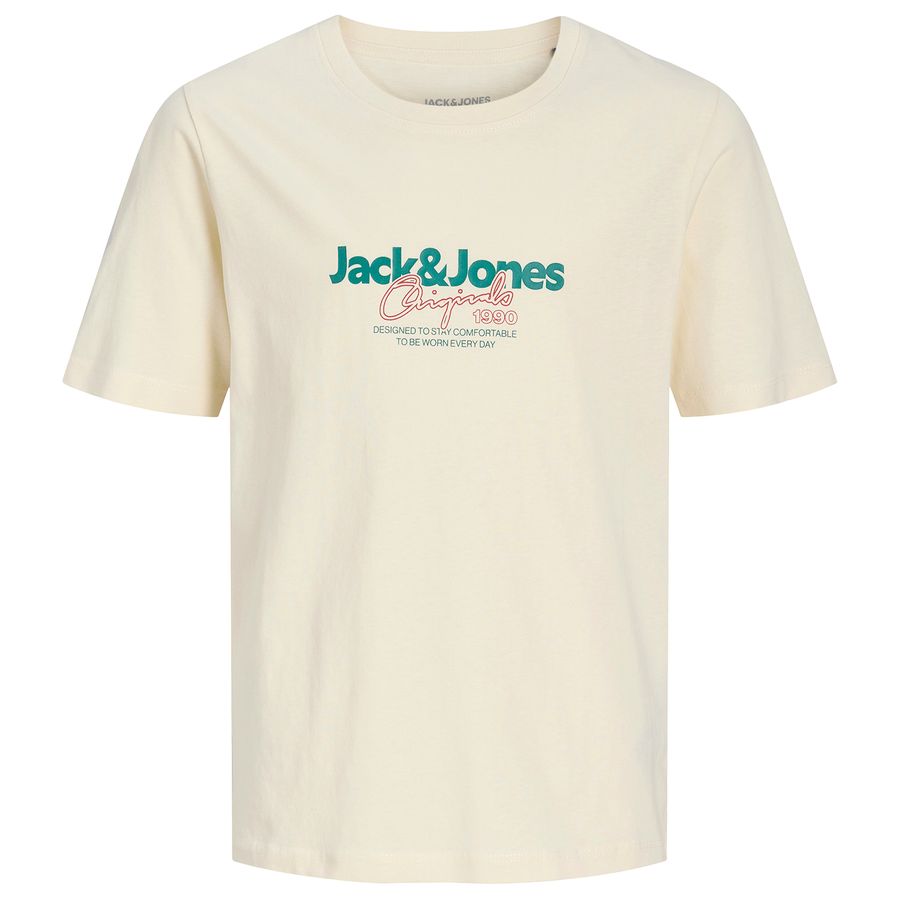 Jack&Jones Übergrößen T-Shirt creme JORCASSIS