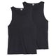 Urban Classics Übergrößen Doppelpack Tanktop schwarz