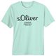 s.Oliver Übergrößen T-Shirt mint Logoprint