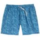 Abraxas Übergröße Badeshorts Palmenprint blau-türkis