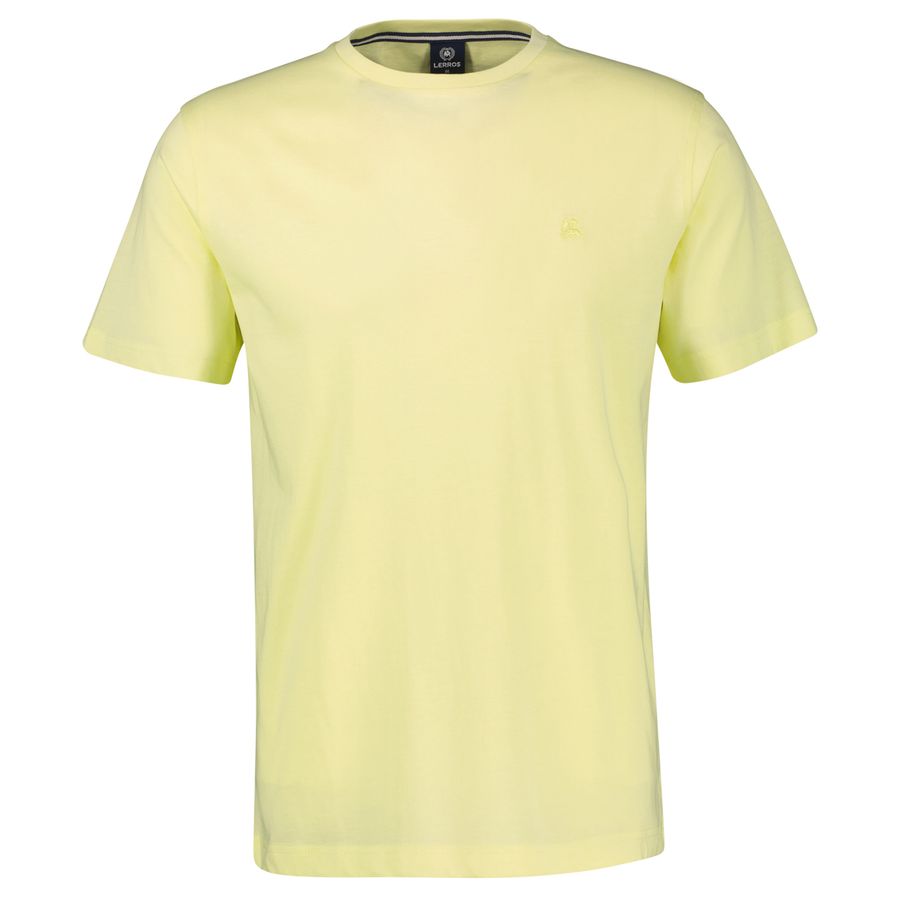 Lerros Übergrößen Basic T-Shirt hellgelb