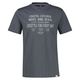 Lerros Übergrößen T-Shirt modisch dunkelgrau Print