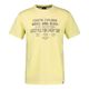 Lerros Übergrößen T-Shirt modisch hellgelb Print