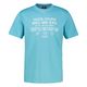 Lerros Übergrößen T-Shirt modisch türkis Print