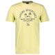 Lerros Übergröße T-Shirt modisch hellgelb Beachprint