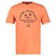Lerros Übergröße T-Shirt modisch orange Beachprint