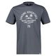 Lerros Übergröße T-Shirt dunkelgrau Print Beachprint