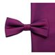 UNA Germany Set Fliege/Einstecktuch violett Struktur UNA Germany Set Fliege/Einstecktuch violett Struktur