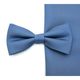 UNA Germany Set Fliege/Einstecktuch blau Struktur UNA Germany Set Fliege/Einstecktuch blau Struktur